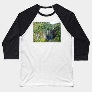 Mountain Bromo Tumpak Sewu Waterfall Indonesia Baseball T-Shirt